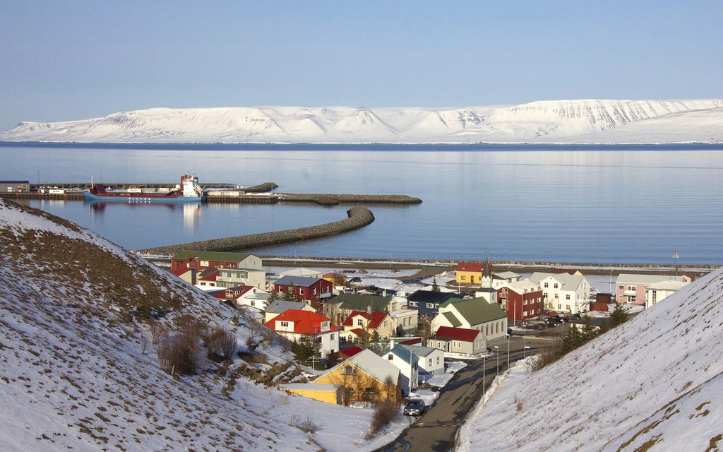 Hotel Mikligardur Saudarkrokur Exterior foto